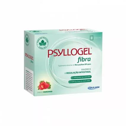 Psyllogel Fibra Morango 20 Saquetas