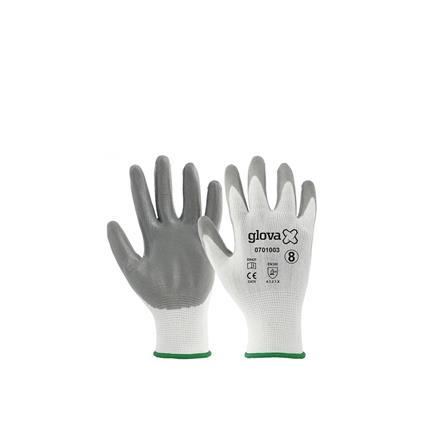 Luva Nylon com Nitrilo Cinzento