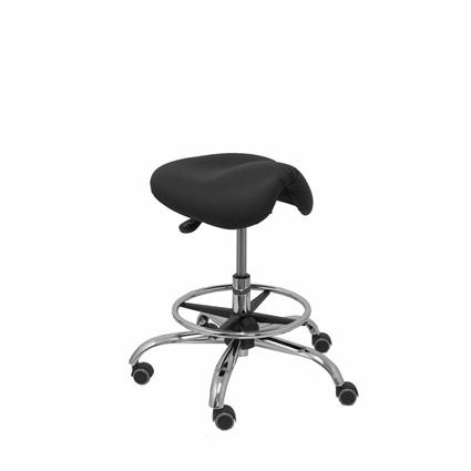 Taburete clinico Alatoz similpiel negro