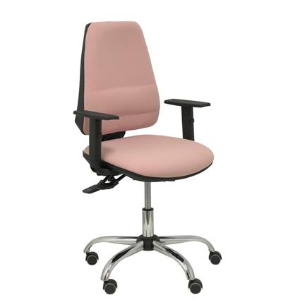 Silla de Oficina Elche S 24 horas bali rosa con refuerzo lumbar