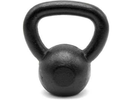 Kettlebell  Crossfit Preto (12 Kg - Ferro Fundido)