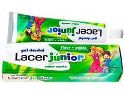 Coffret  Junior Fluor + Calcio Gel Sabor Hortelã 75 ml
