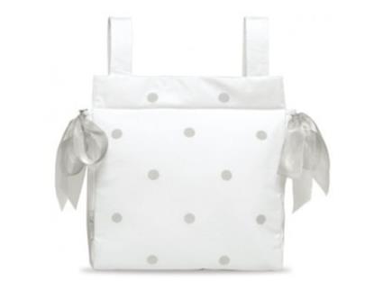 Mala com Trocador   Romantic Branco e Cinza