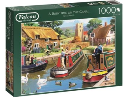 Puzzle  A Busy Day at the Canal (1000 Peças)