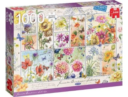 Puzzle  Flower Stamps (1000 Peças)