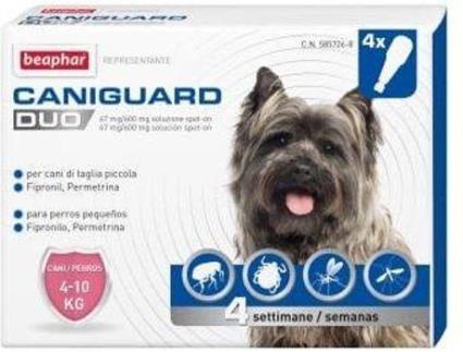 Pipeta Desparasitante  Caniguard Duo  - Cães de Raça Pequena