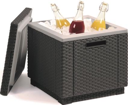 Mesa de apoio geleira ICE CUBE ANTRACITE