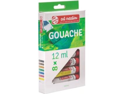 Tinta Guache, 8 x 12 ml