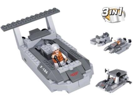 Construção  Porta-Aviões - Embarcação de pouso 3 em 1 Misto