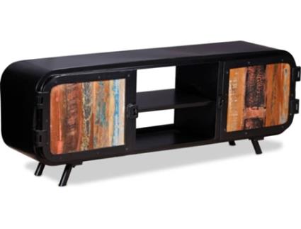 Móvel de TV  (120x30x45cm - Madeira - Castanho)