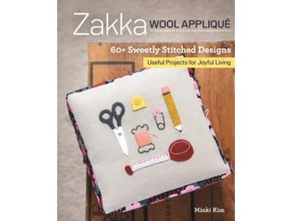 Livro zakka wool applique de minki kim (inglês)