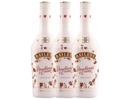 Licor BAILEYS IRISH CREAM Licor Creme Baileys Irish Cream Strawberries (0.75 L - 3 unidades)