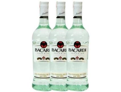 Rum BACARDÍ Bacardí Blanco (1 L - 3 unidades)