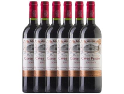 Vinho LES CAVES FLEURY Les Caves Fleury Bordeaux Crianza (0.75 L - 6 unidades)