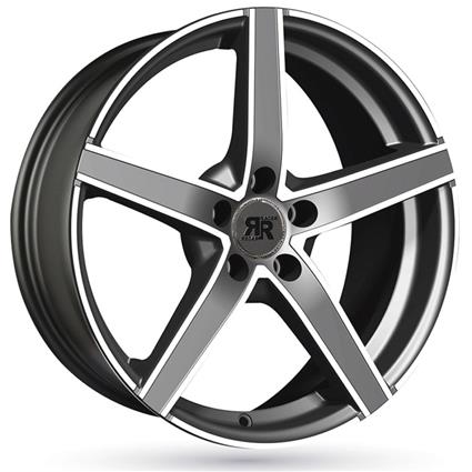 Racer artic evo 7,5x18 5x112 et44 66.5 grey polish - llanta de aluminio