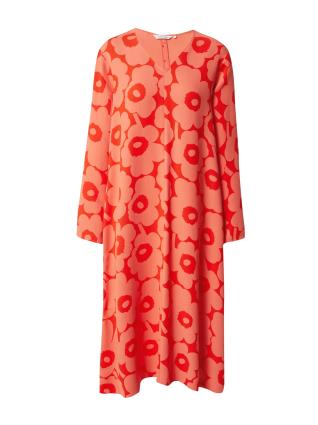 Marimekko Vestido 'Emmakaisa Unikko'  vermelho / vermelho-alaranjado