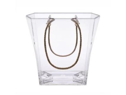Frape So Bag Clear Transparente com Cordão ON TABLE (Acrílico - Transparente)
