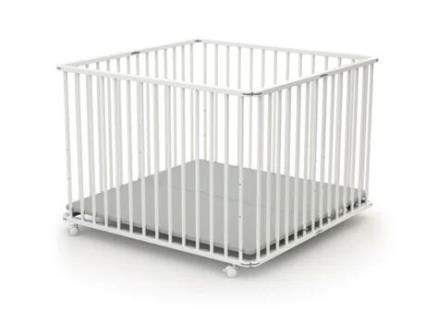 Parque Dobrável WEBABY (100 x 100 cm - Branco)