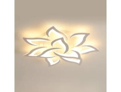 Candeeiro GOECO Led de Teto Aranha de 90W de 85cm Luz Quente de 3000K