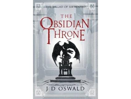Livro the obsidian throne de j.d. oswald (inglês)