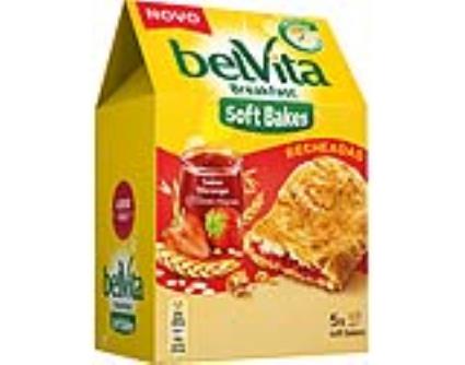 Bolacha Belvita Soft Bakes Recheadas Morango 250g