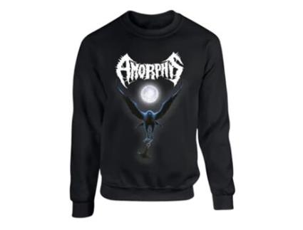 Camisola AMORPHIS Black Winter Day Suéter (Preto - Algodão - Xl)