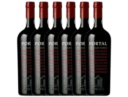 Vinho do Porto QUINTA DO PORTAL Quinta Do Portal Fine Ruby Porto (0.75 L - 6 unidades)