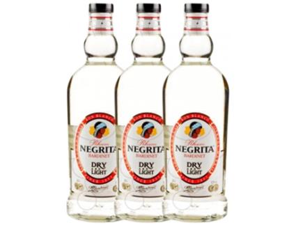 Rum BARDINET Bardinet Negrita Double Silver Blanco (2 L - 3 unidades)