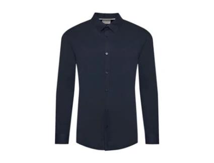 Camisa GUESS JEANS Algodão Homem (XL - Azul)
