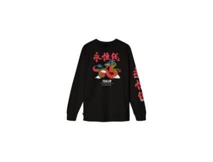 Sweatshirt para Homem TEALER (L - Preto)
