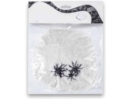 Teia de Aranha decorativa ACAN Halloween (Branco - Poliéster - 20 g)