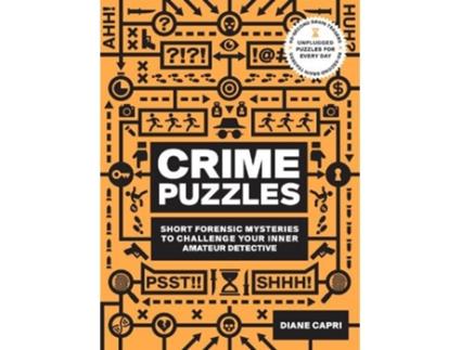 Livro 60-second brain teasers crime puzzles de diane capri (inglês)