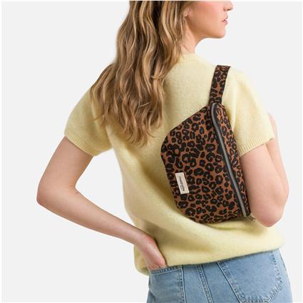 Rive Droite Paris Bolsa de cintura, estampado leopardo, CUSTINE