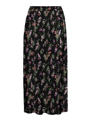 VERO MODA Saia 'EASY'  verde / rosa / vermelho / preto