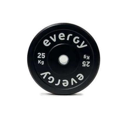 Disco Olímpico Evergy Bumper Clasic Plus - 25kg