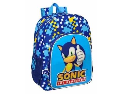 Mochila Speed Sonic The Hedgehog 42cm adaptável