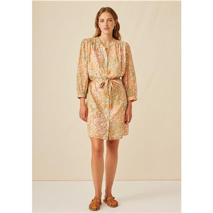 Harris Wilson Vestido direito estampado floral, curto, GARRIGUE