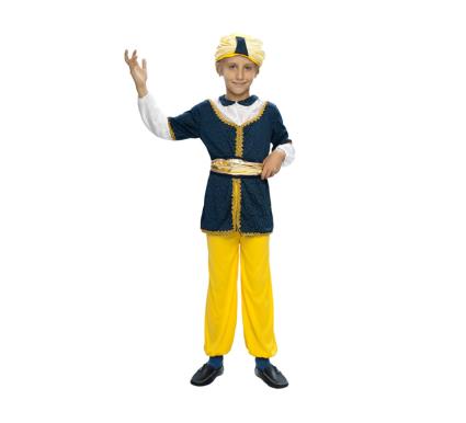 Fato de pajem real ou sultão 5-6 anos para menino