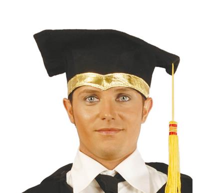 Mortarboard para estudantes em tecido para adultos