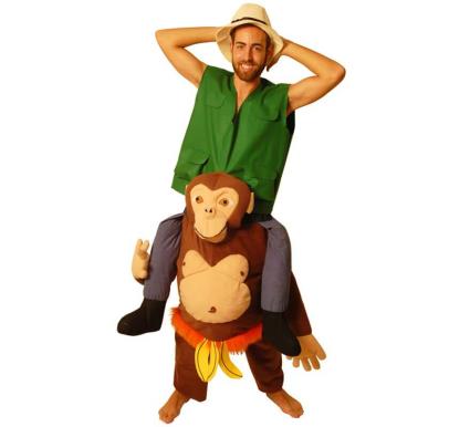 Fato de chimpanzé com adulto Explorer