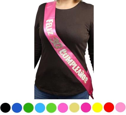 Faixa feliz do aniversário de 30 cores sortidas