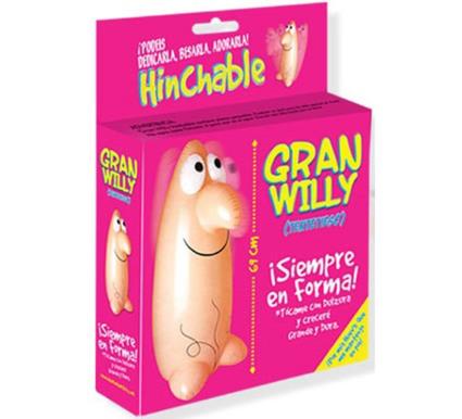 69 cm O grande pênis inflável de Willy Tentety
