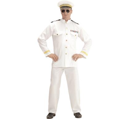 Fato de Capitão Marinheiro Moderno Masculino