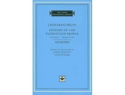 Livro history of the florentine people de leonardo bruni (inglês)