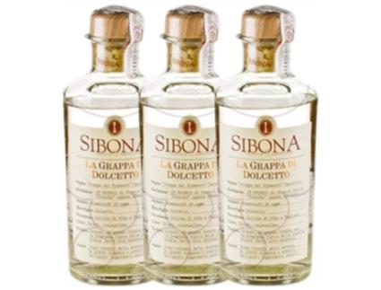 Aguardente SIBONA Grappa Sibona Dolcetto Doce (0.5 L - 3 unidades)