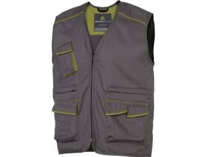 Colete de Trabalho Panostyle Poliéster Algodão DELTAPLUS