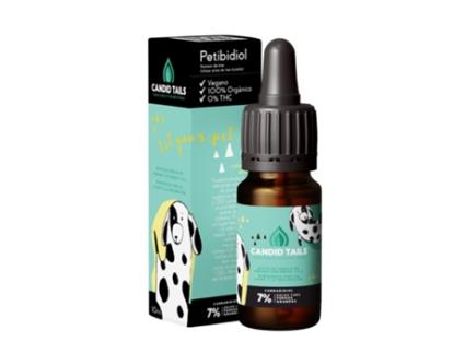 Petibidiol Óleo de CBD CANDIDTAILS para cães grandes 700mg