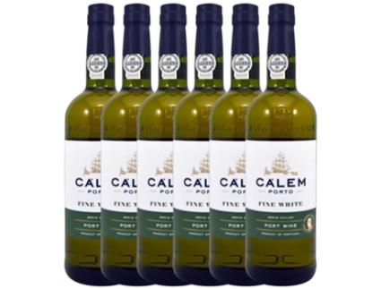 Vinho do Porto JW BURMESTER Jw Burmester Calem White Fine Port Porto (0.75 L - 6 unidades)