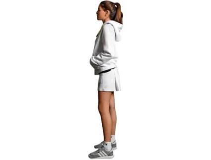 Casaco Unissexo VOLT PADEL Hooded Branco para Padel (Tamanho: XS)