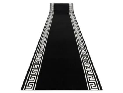 Pasadeiras DYWANY LUSZCZOW (90 x 940 cm - Polipropileno - Preto)